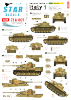 Star Decals 72-A1021 German tanks in Italy # 1. Sicilly 1943 1/72